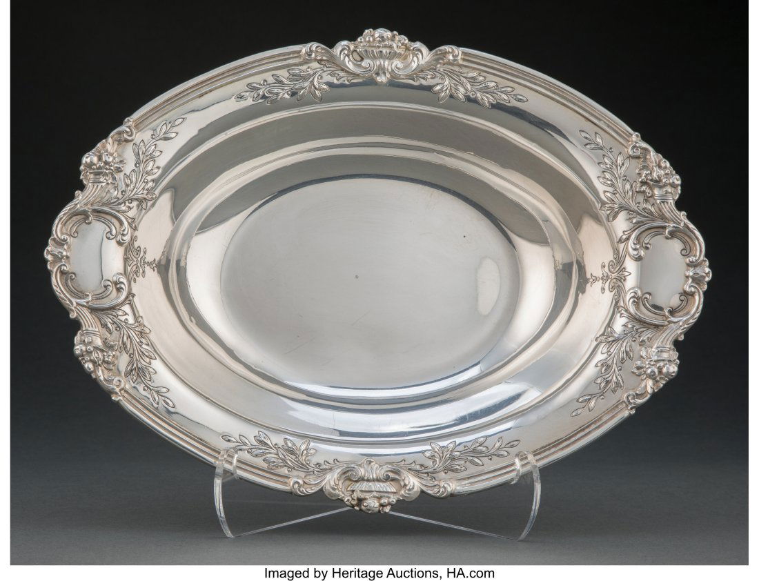 A Reed & Barton Francis I Pattern Silver Oval Se (1 of 5)