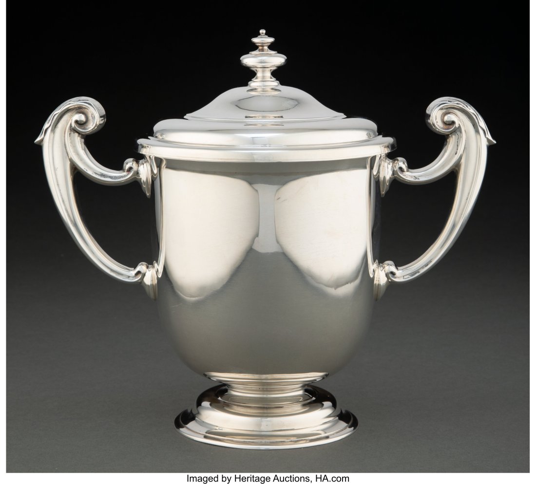 A Lionel Alfred Crichton Silver Two-Handled Cove (1 of 5)