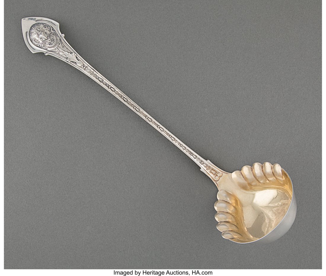 A Wood & Hughes Angelo Pattern Partial-Gilt Silv (1 of 3)