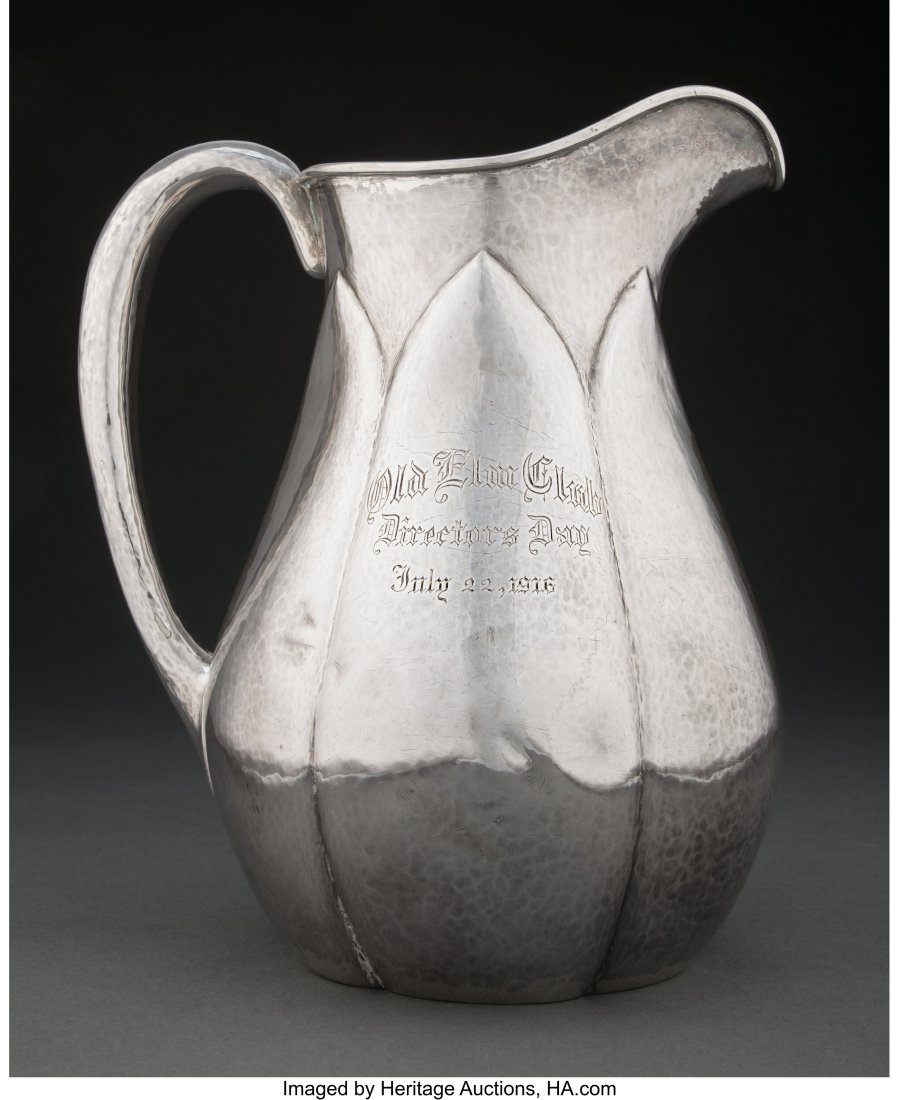 A Kalo Shop Silver Trophy Pitcher, Chicago, Illi (1 of 4)