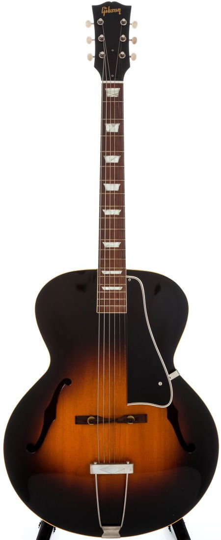 1953 Gibson L-50 Sunburst Archtop Acoustic Guita: 1953 Gibson L-50 Sunburst Archtop Acoustic Guitar, #Y6905. Top finish may most likely fac