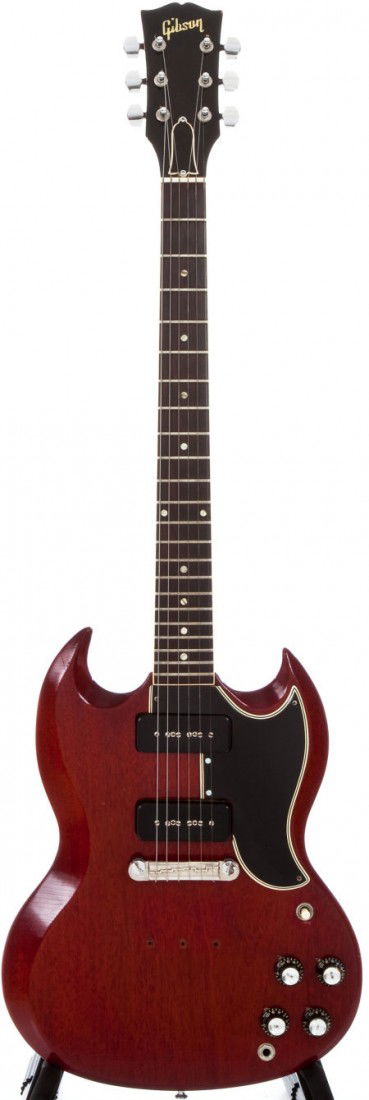 1964 Gibson SG Special Cherry Solid Body Electri: 1964 Gibson SG Special Cherry Solid Body Electric Guitar, #229240. Moderate weather check