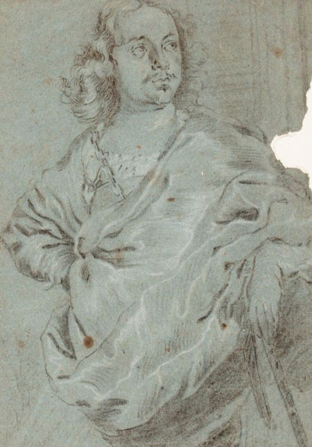 FLEMISH SCHOOL (17th/18th Century) Portrait of a: FLEMISH SCHOOL (17th/18th Century)Portrait of a Man (Peter the Great?)Charc