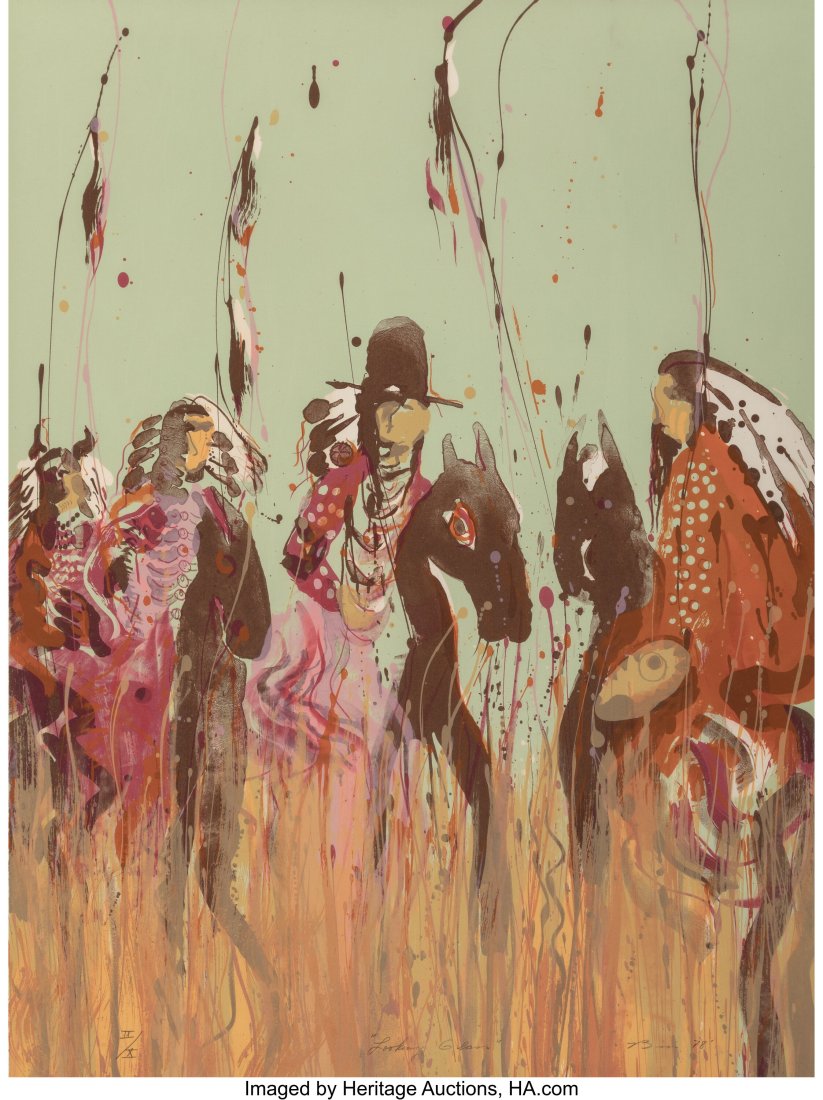 Earl Biss (American, 1947-1998) Looking Glass, 1 (1 of 2)