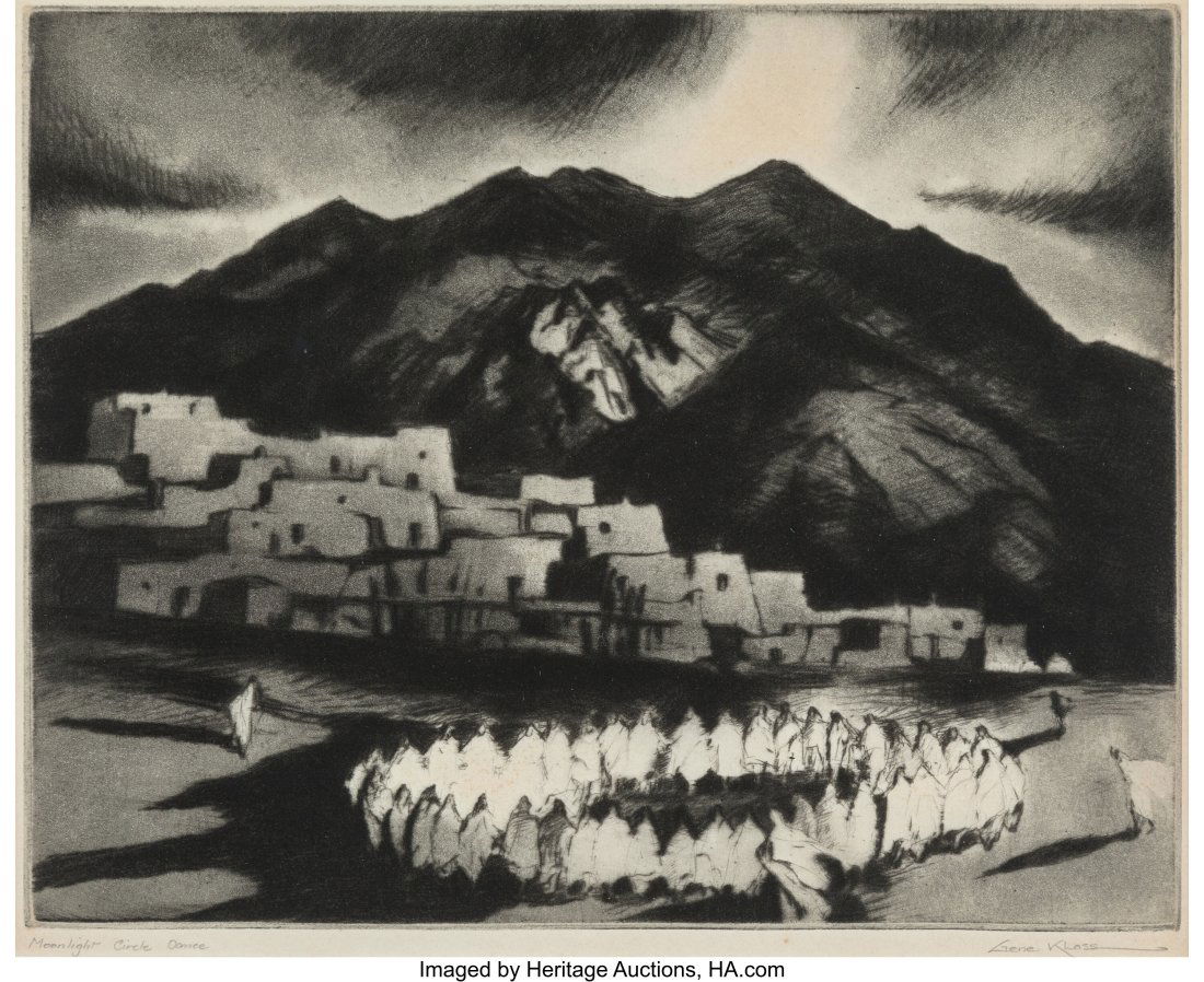 Gene Kloss (American, 1903-1996) Moonlight Circl (1 of 2)