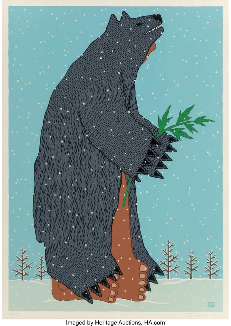 Harry Fonseca (American, 1946-2006) Bear Dancer, (1 of 2)