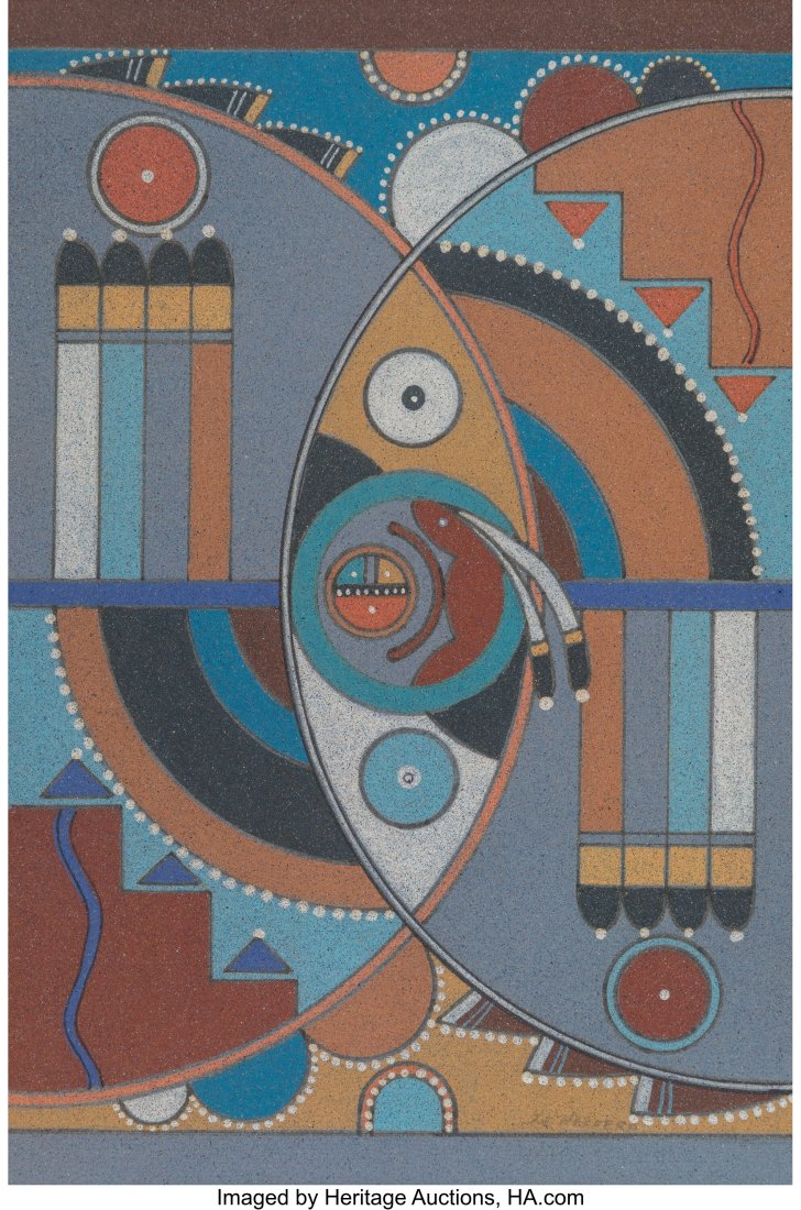 Joe Herrera (American, 1923-2001) Eagle and Rabb (1 of 2)