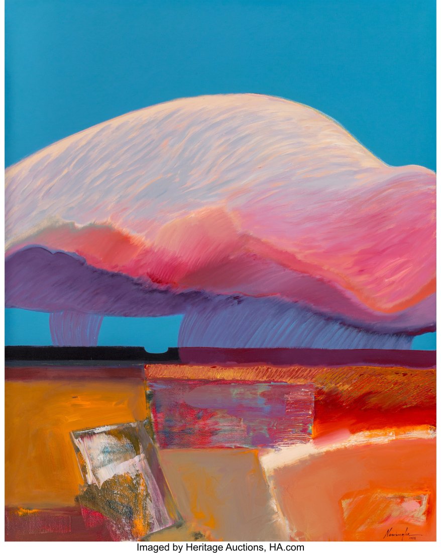 Dan Namingha (American, b. 1950) Polacca Rain Cl (1 of 3)