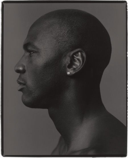 ANNIE LEIBOVITZ (American, b. 1949) Michael Jord: ANNIE LEIBOVITZ (American, b. 1949)Michael Jordan, 1991Gelatin silver, 1991