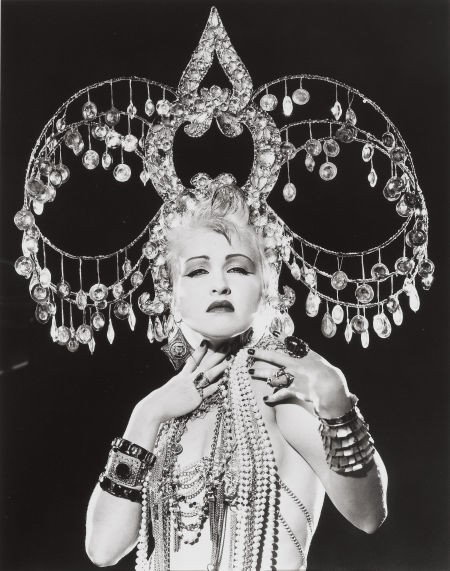 MATTHEW ROLSTON (American, b. 1961) Cyndi Lauper: MATTHEW ROLSTON (American, b. 1961) Cyndi Lauper, Headdress, New York, 1986 G