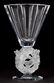 63169: LALIQUE GLASS MESANGES VASE WITH ORIGINAL BOX C
