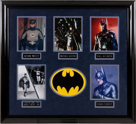 Batman Actor 1943-97 Photo Group.: Batman Actor 1943-97 Photo Group. A set of photos from Batman serials, television, and mo