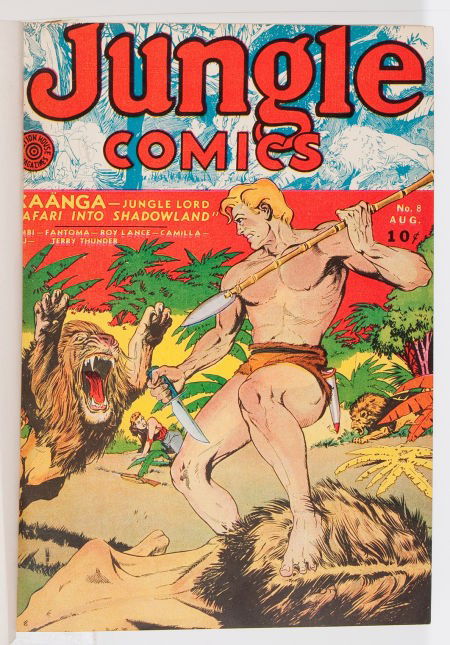 Jungle Comics Bound Volumes (Fiction House, 1940: Jungle Comics Bound Volumes (Fiction House, 1940-50). These are file copies of Jungle