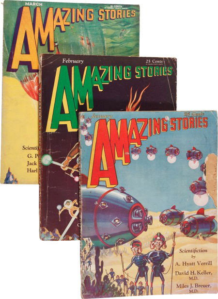 Amazing Stories Group (Ziff-Davis, 1930) Conditi: Amazing Stories Group (Ziff-Davis, 1930) Condition: Average VG. Includes the January-Dece