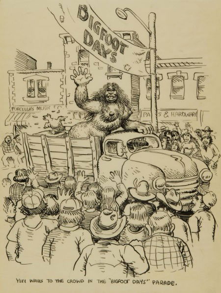 Robert Crumb Unpublished Whiteman Meets Bigfoot: Robert Crumb Unpublished Whiteman Meets Bigfoot Illustratio
