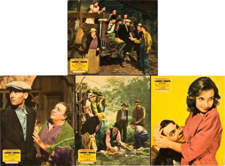 The Grapes of Wrath (20th Century Fox, 1940). Ju: The Grapes of Wrath (20th Century Fox, 1940). Jumbo Lobby Cards (4) (14" X 17"). Base