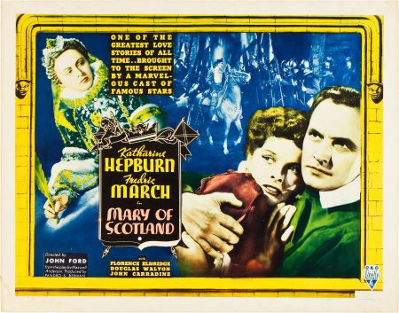 Mary of Scotland (RKO, 1936). Half Sheet (22" X: Mary of Scotland (RKO, 1936). Half Sheet (22" X 28"). A queen in her own right, Katha