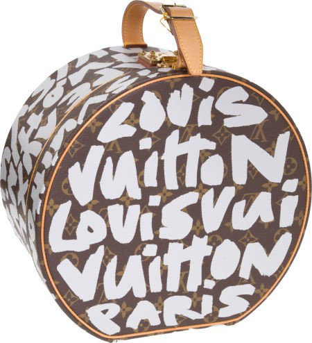 Louis Vuitton Incredibly Rare Stephen Sprouse 20: Louis Vuitton Incredibly Rare Stephen Sprouse 2001 Graffiti Collection Hatbox Excellent Condition