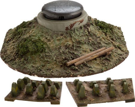 Rare Lineol Armored Turret Fort (Panzerturm). (1 of 1)