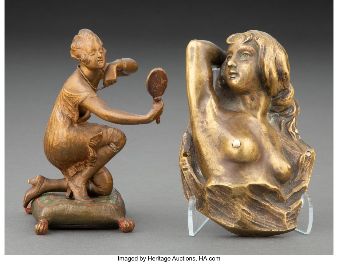 Two Austrian Gilt and Cold Painted Bronze Naught (1 of 2)