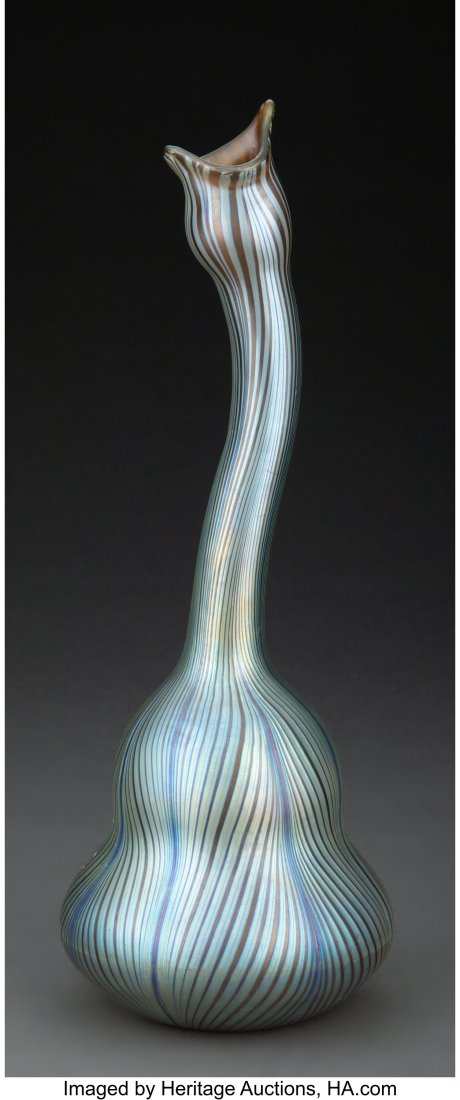 Loetz Phaenomen Genre 7501 Glass Rose Water Spri (1 of 3)