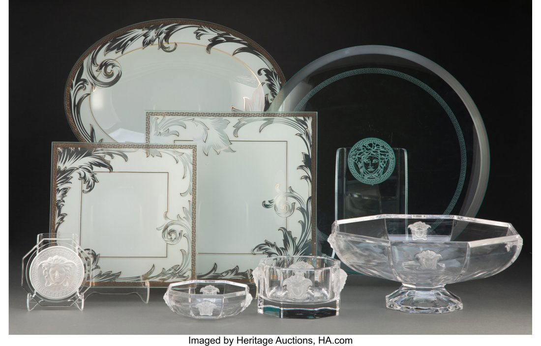 Twenty-Four Versace for Rosenthal Crystal Table (1 of 4)