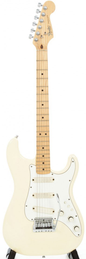 1983 Fender Stratocaster Elite White Solid Body : 1983 Fender Stratocaster Elite White Solid Body Electric Guitar, Serial # E322627. All or