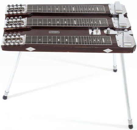 Circa 1951 Fender Custom Walnut Lap Steel Guitar: Circa 1951 Fender Custom Walnut Lap Steel Guitar, #9726. All original instrument with mod