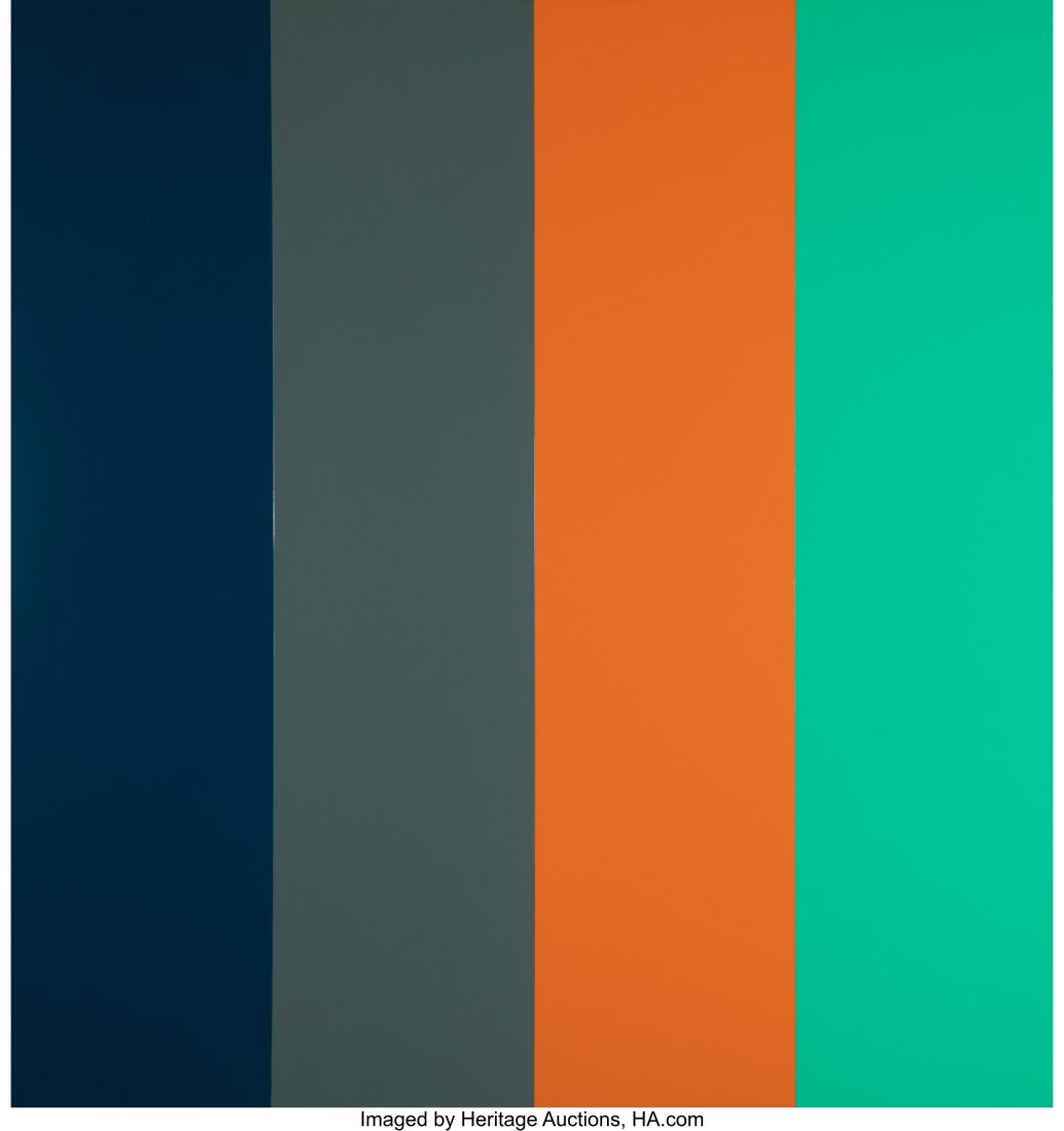 Christian Eckart (b. 1959) Sacra Conversazione #: Christian Eckart (b. 1959) Sacra Conversazione #1305, 1991 Lacquer on aluminum 69 x 66 inches (175.3 x 167.6 cm) Signed, titled, and date