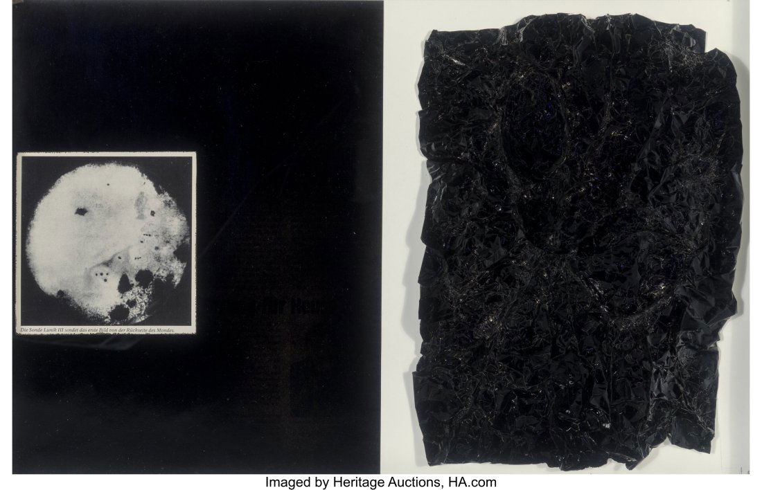 Michael Sailstorfer (b. 1979) Entwurf (Cast of t: Michael Sailstorfer (b. 1979) Entwurf (Cast of the Surface of the Dark Side of the Moon), 2006 Mixed media 11-1/2 x 18 inches (29.2 x 45.7 cm&rp