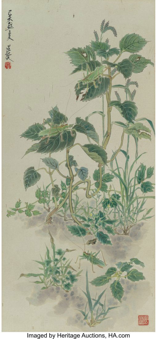 Korean School Crickets Ink and color on paper 19 (1 of 3)