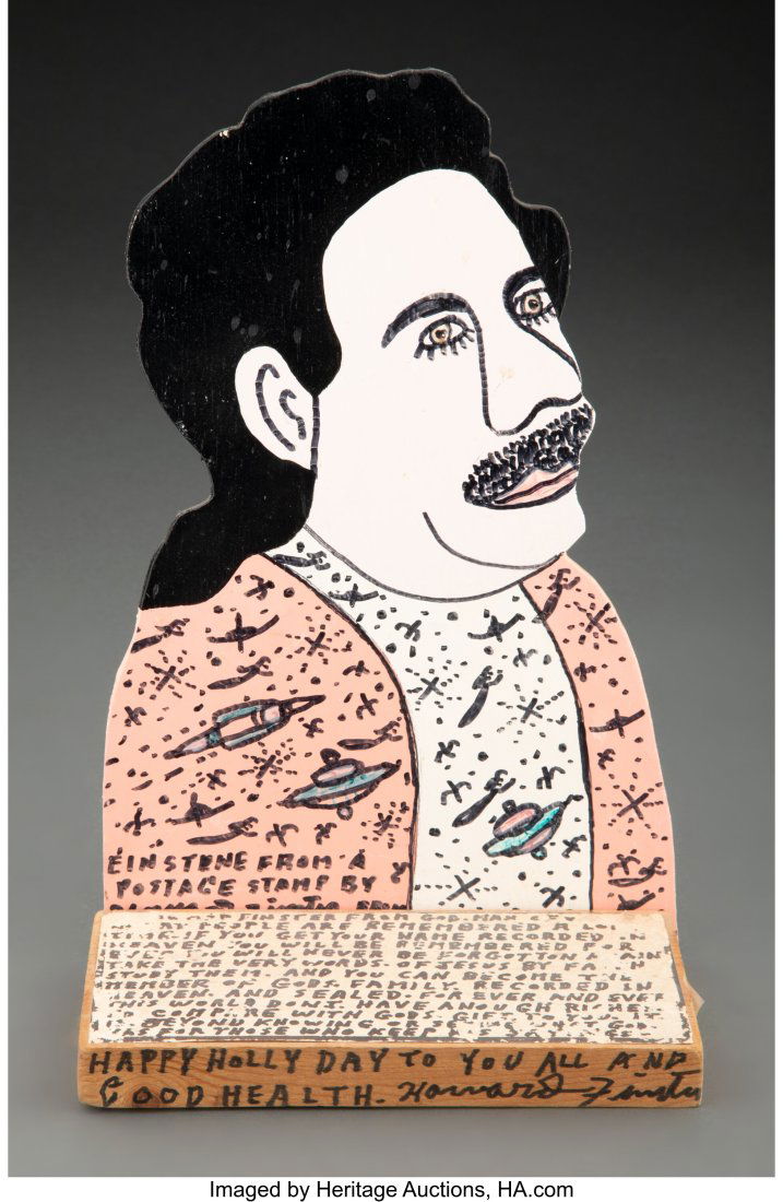 Howard Finster (American, 1916-2001) Einstein Fr (1 of 2)