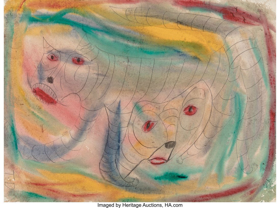 Thornton Dial Sr. (American, 1928-2016) The Tige (1 of 3)