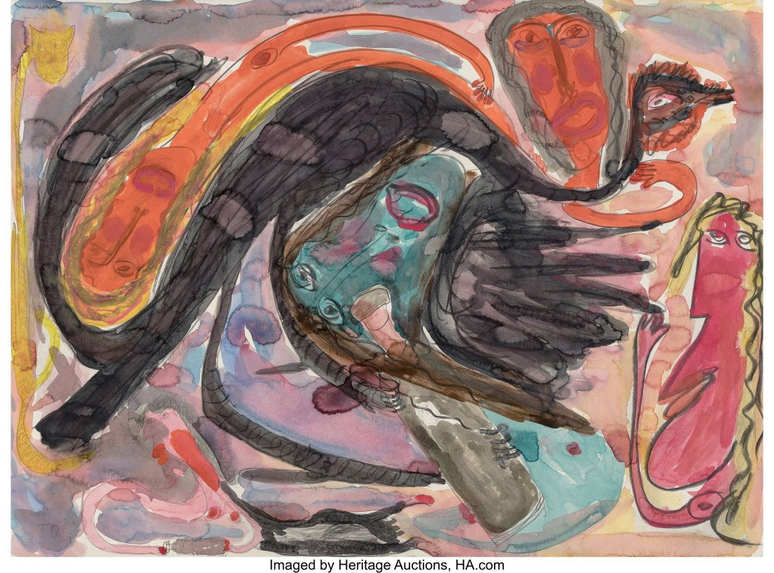 Thornton Dial Sr. (American, 1928-2016) Struggli (1 of 3)