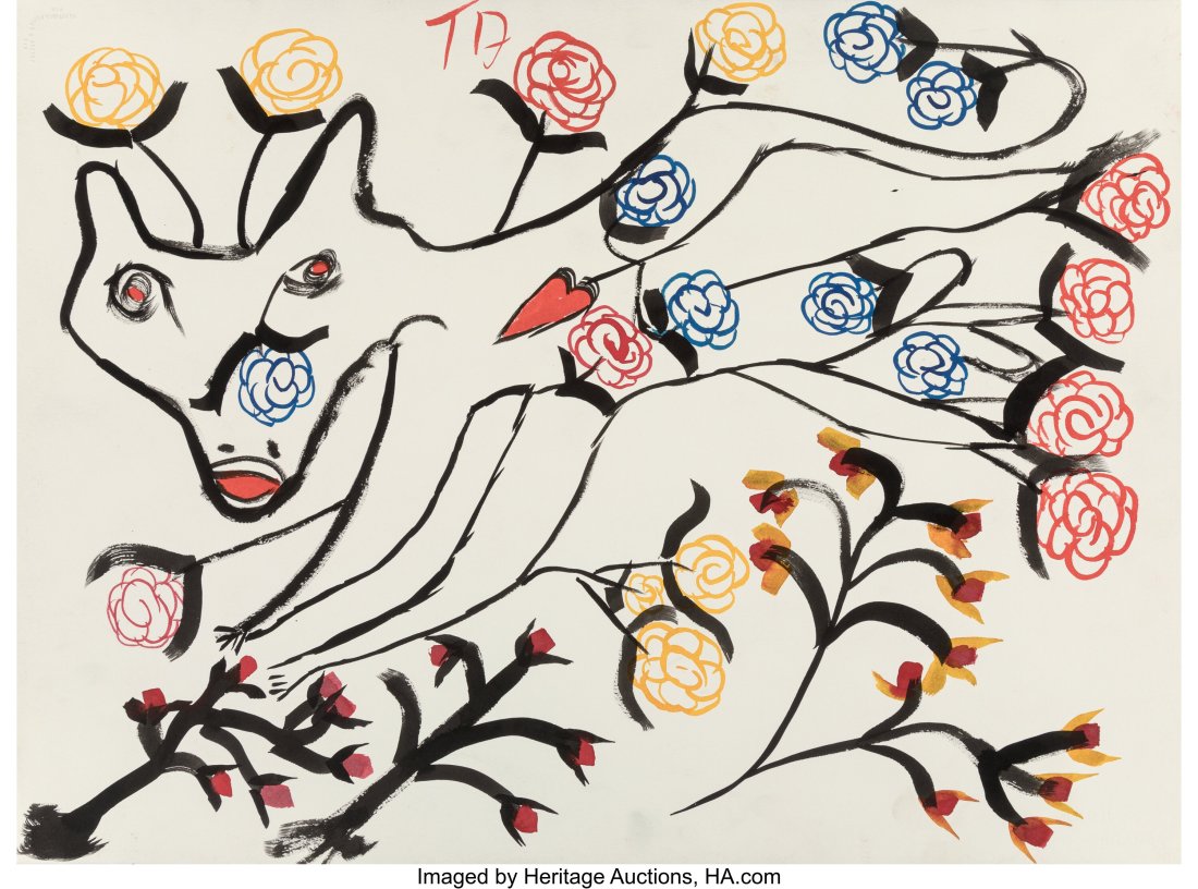 Thorton Dial Sr. (American, 1928-2016) Tiger in (1 of 3)