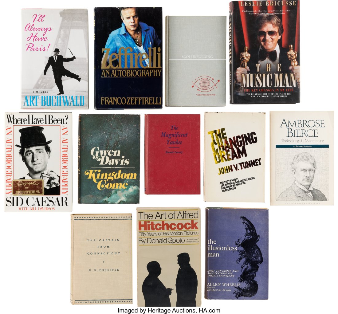 Group of 12 Signed Books. A group of twelve book (1 of 6)