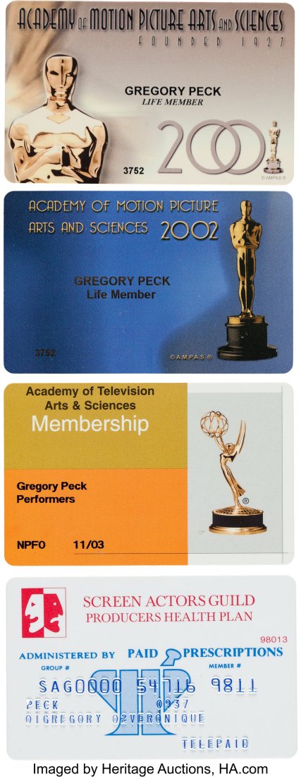 Group of Four Academy of Motion Picture Arts and (1 of 2)