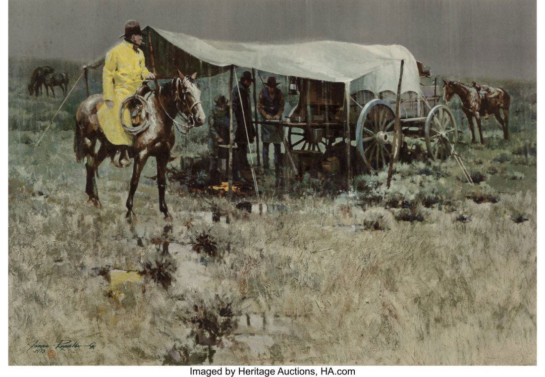 James Reynolds (American, 1926-2010) Noon Check (1 of 3)