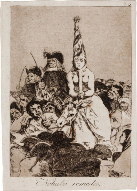 FRANCISCO JOSÉ DE GOYA Y LUCIENTES (Spanish, 174: FRANCISCO JOSÉ DE GOYA Y LUCIENTES (Spanish, 1746-1828) Nohubo remedio (from Los Caprich