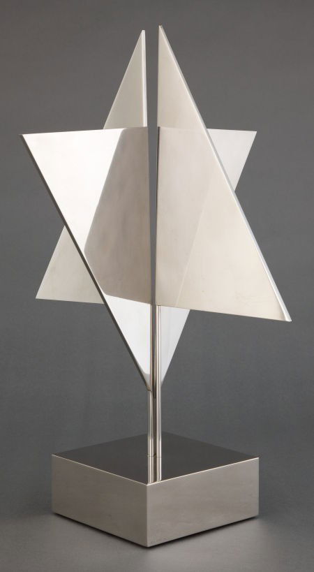 YAACOV AGAM (ISRAELI, B, 1928) Multispace Star o: YAACOV AGAM (ISRAELI, B, 1928)Multispace Star of David, 1969Steel