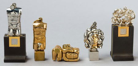 FIVE ITALIAN MICRO FIGURAL PUZZLES BY MIGUEL BER: FIVE ITALIAN MICRO FIGURAL PUZZLES BY MIGUEL BERROCAL (SPANISH, 1933-2006) Circa 1970