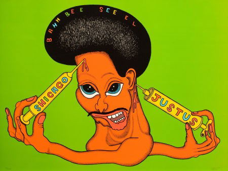 PETER SAUL (American, 1934-) Shicago Justus (fro: PETER SAUL (American, 1934-)Shicago Justus (from the portfolio CONSPIRA