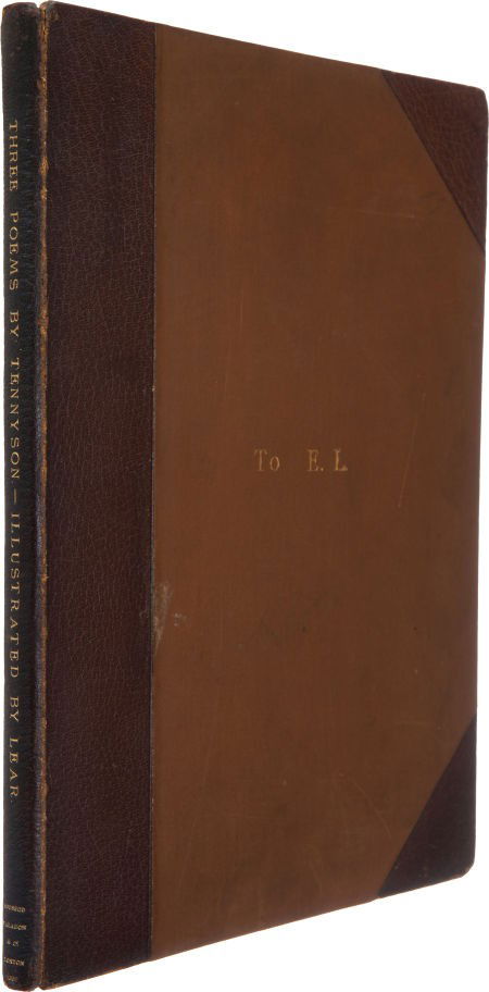 Alfred, Lord Tennyson. Poems. Illustrated by Edw: Alfred, Lord Tennyson. Poems. Illustrated by Edward Lear.</