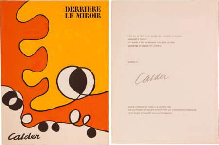 Alexander Calder. Fleches. Paris: Maeght, 1968. : Alexander Calder. Fleches. Paris: Maeght, 1968.