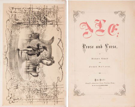 Barry Gray and John Savage. Ale: in Prose and Ve: Barry Gray and John Savage. Ale: in Prose and Verse. </