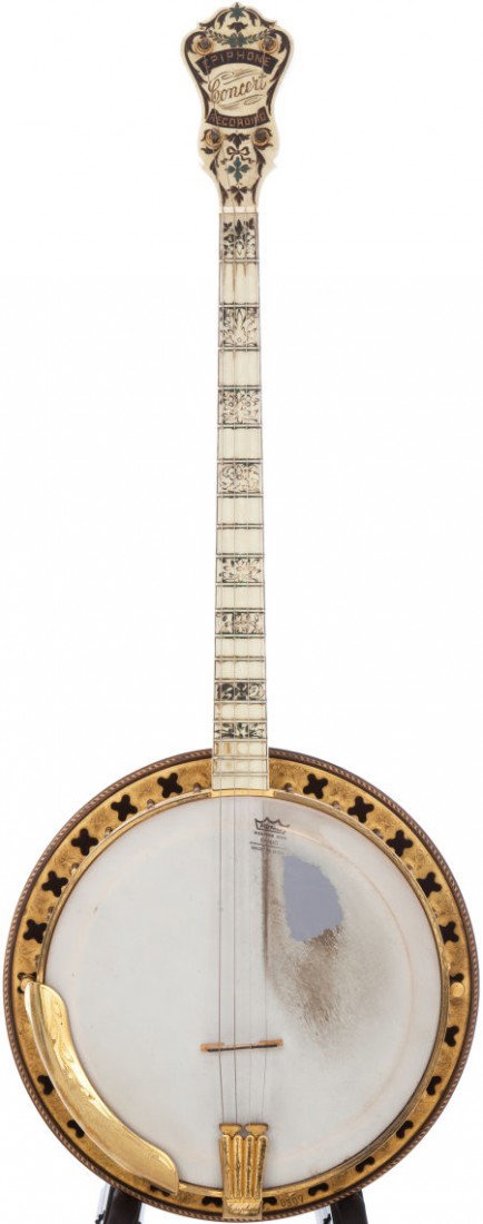 1920s Epiphone Recording Concert Model Tenor Ban: 1920s Epiphone Recording Concert Model Tenor Banjo. Very high end fancy model. Rosewood n