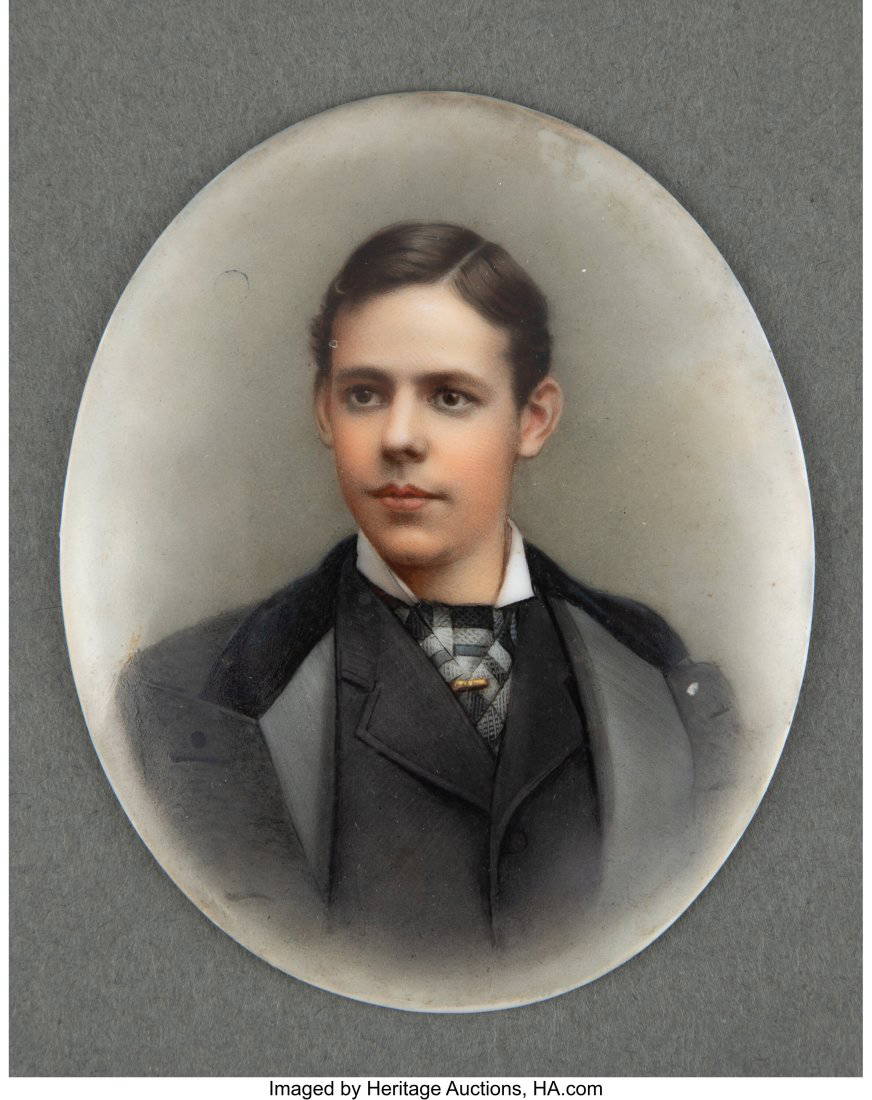 28116 Portrait of a Young Charles de Kay, 19th century (28116) on Apr