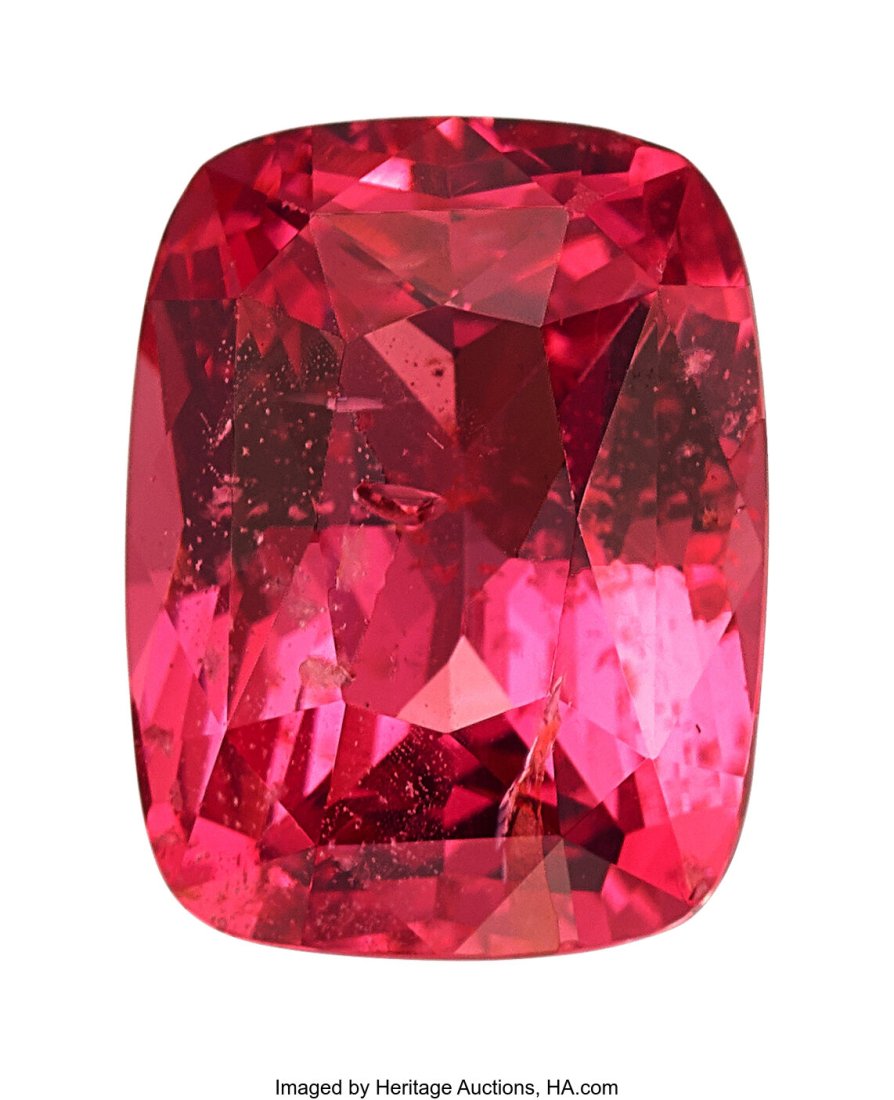 9.28 ct Spinel   Shape: Cushion Measurements: 13 (1 of 2)