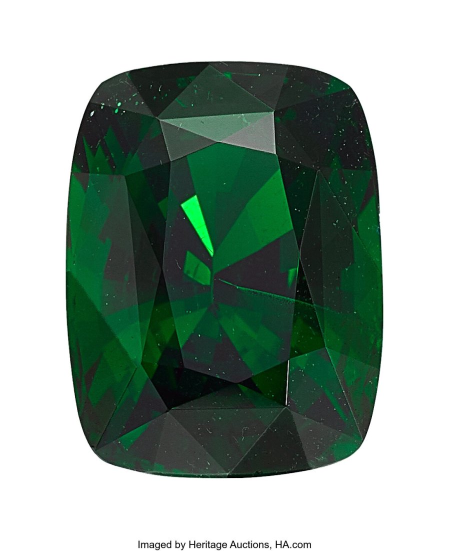 8.33 ct Tsavorite Garnet   Shape: Cushion Measur (1 of 2)