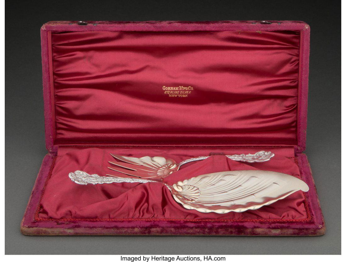 A Two-Piece Gorham Mfg. Co. Versailles Pattern P (1 of 4)